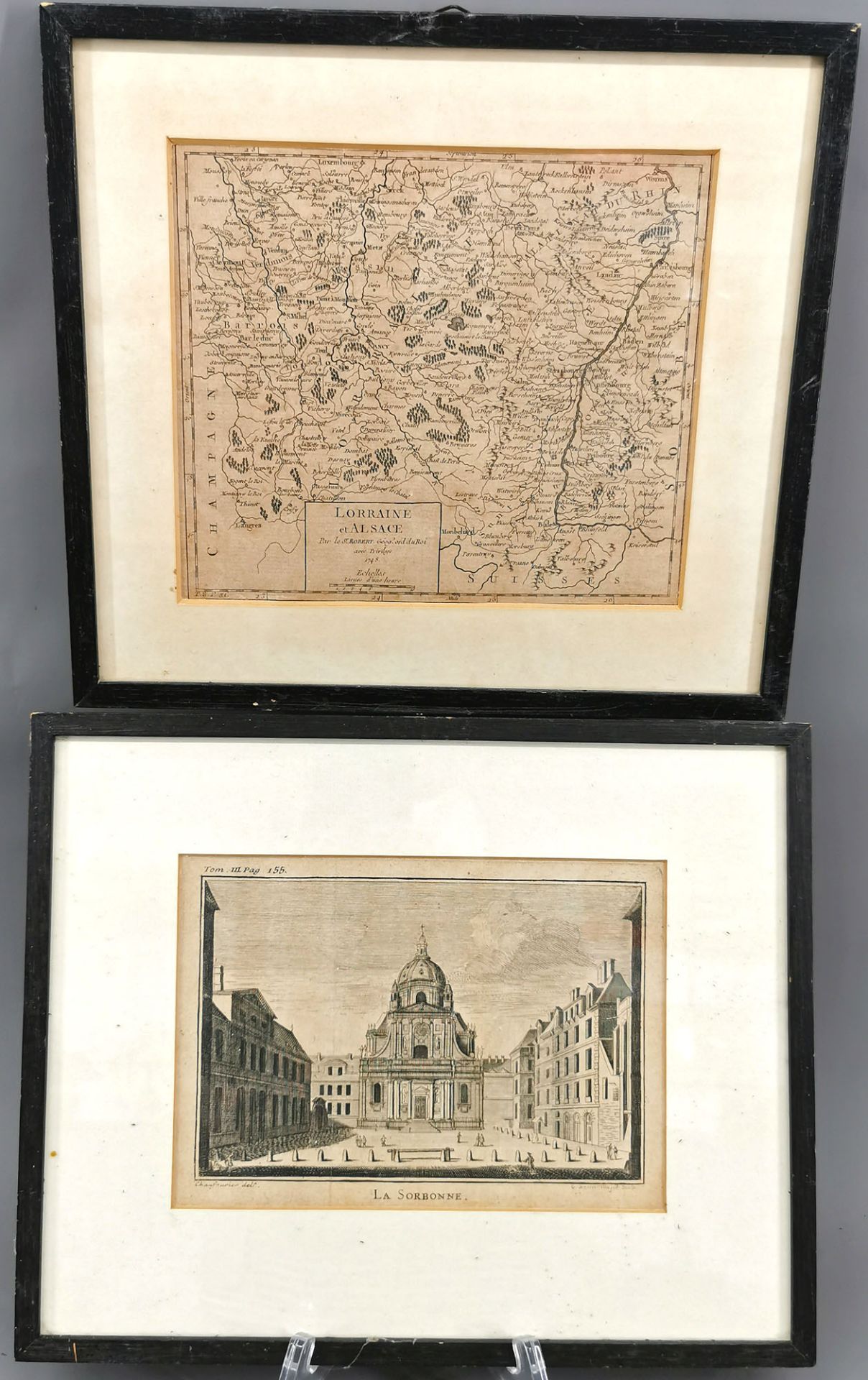 Sorbonne + Karte Elsass - Bild 2 aus 3