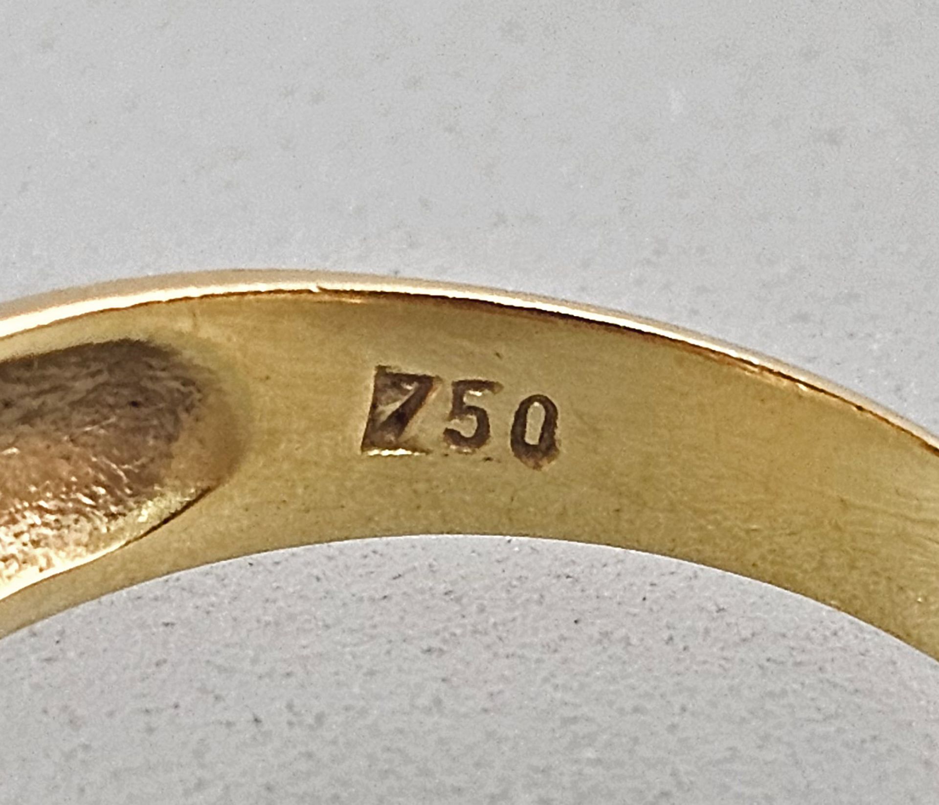 Goldener Brillant-Ring  - Bild 3 aus 3