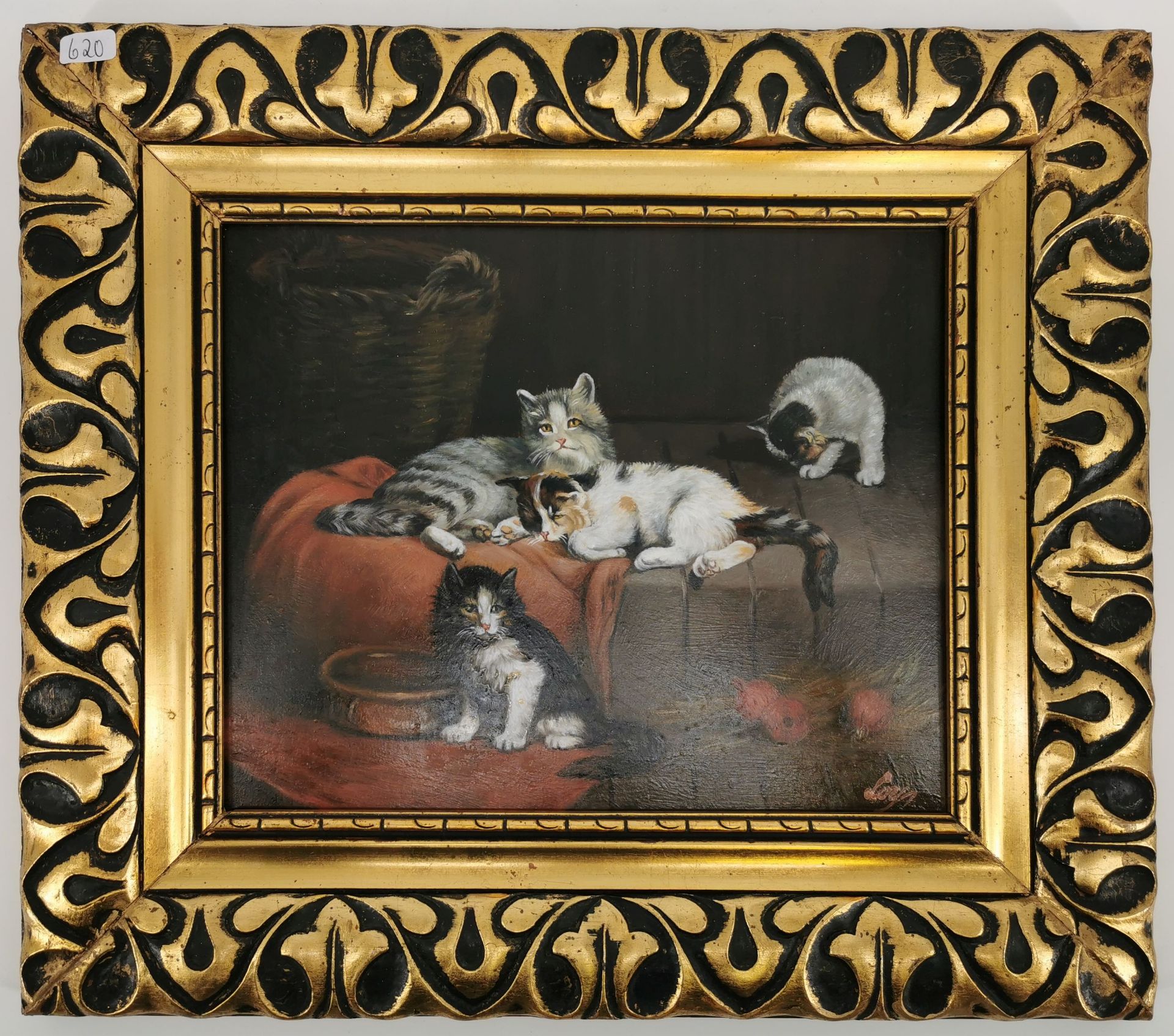 PAINTING - CAT FAMILY