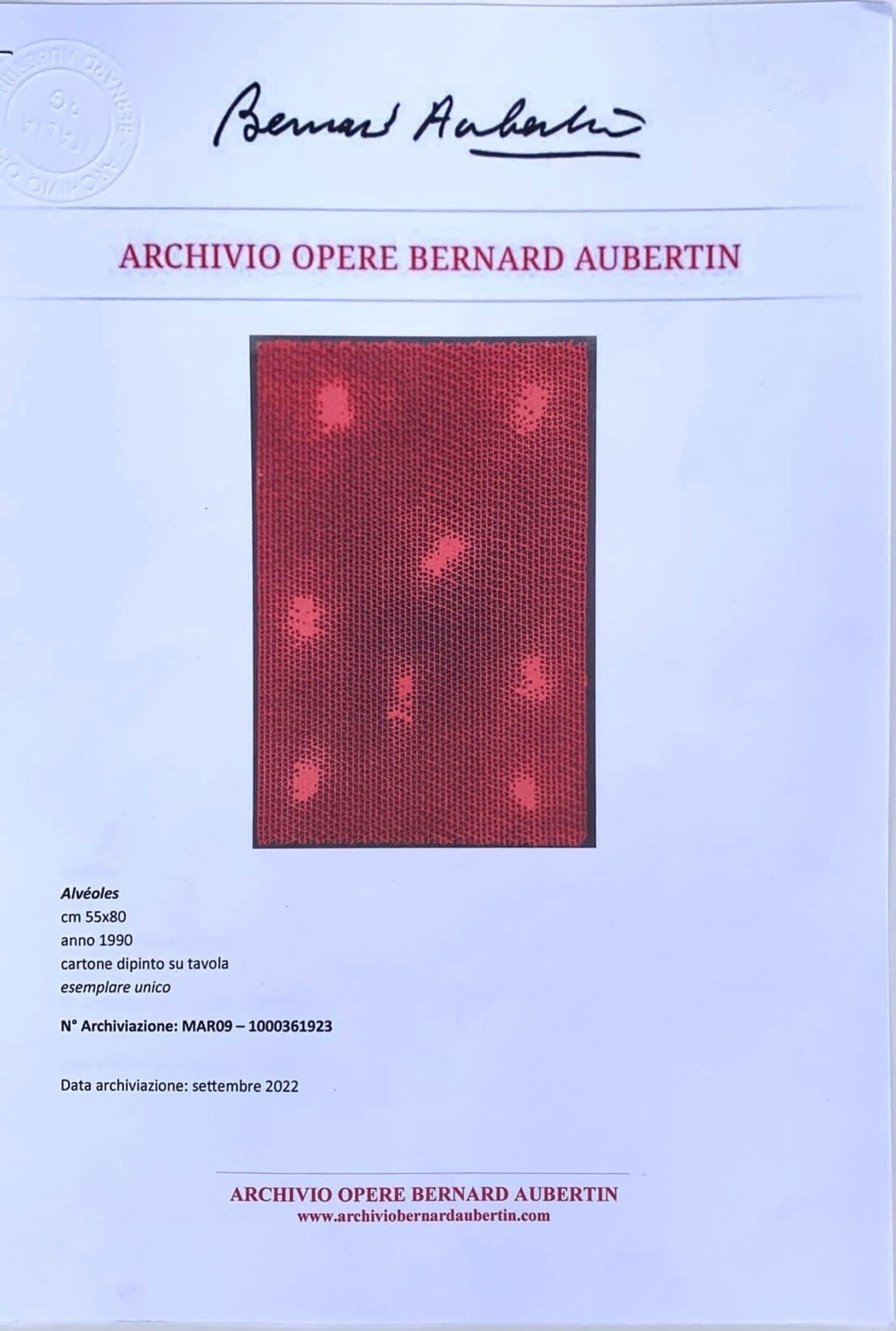 BERNARD AUBERTIN - RELIEF - Image 5 of 6