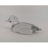 GLASS FIGURE "DUCK"