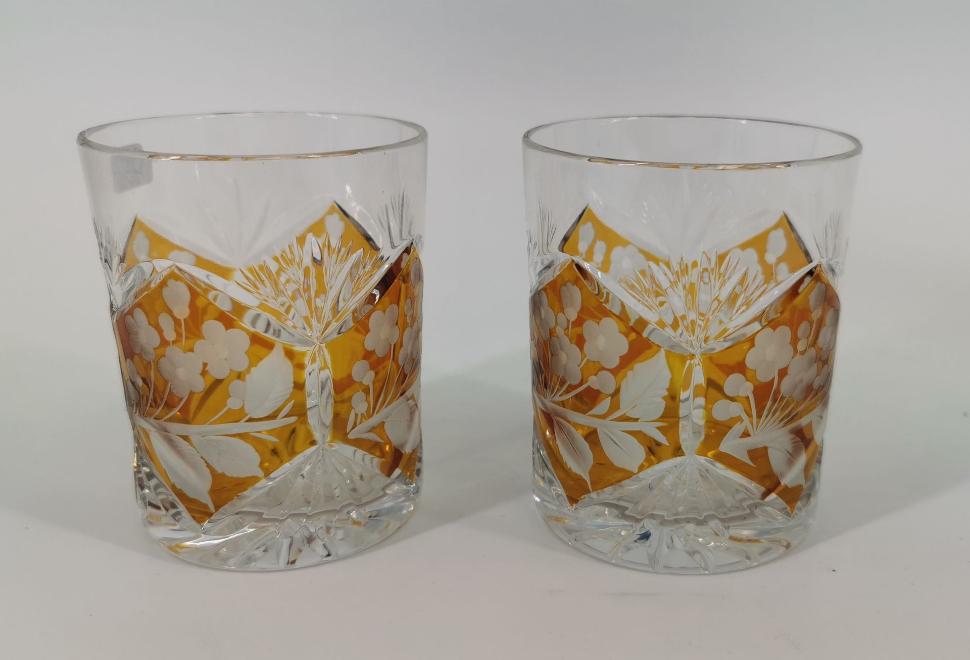2 WATER OR WHISKY GLASSES - Image 2 of 4