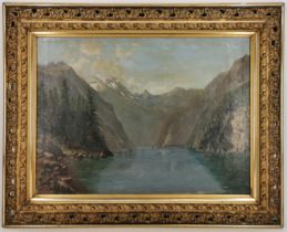 GEMÄLDE "FJORDLANDSCHAFT"