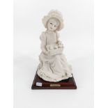 PORCELAIN FIGURE "GIRL WITH CHICKS"