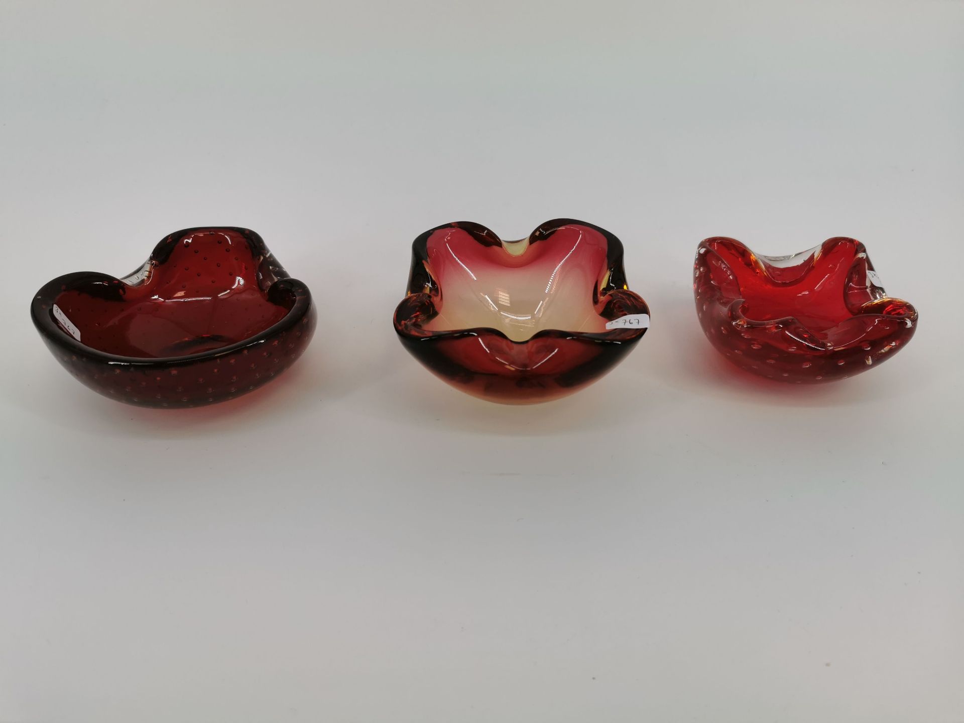 3 MURANO - GLASS BOWLS