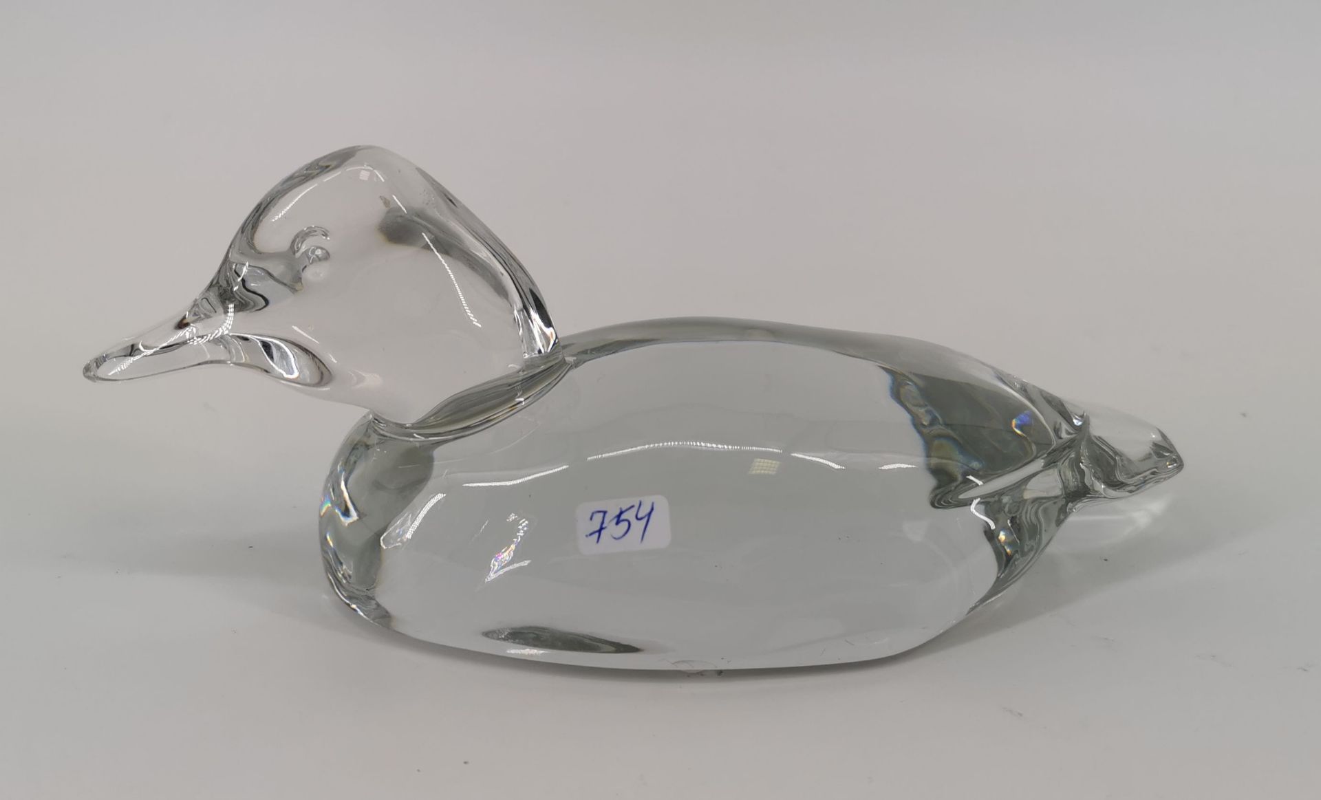 GLASS FIGURE "DUCK" - Image 2 of 3