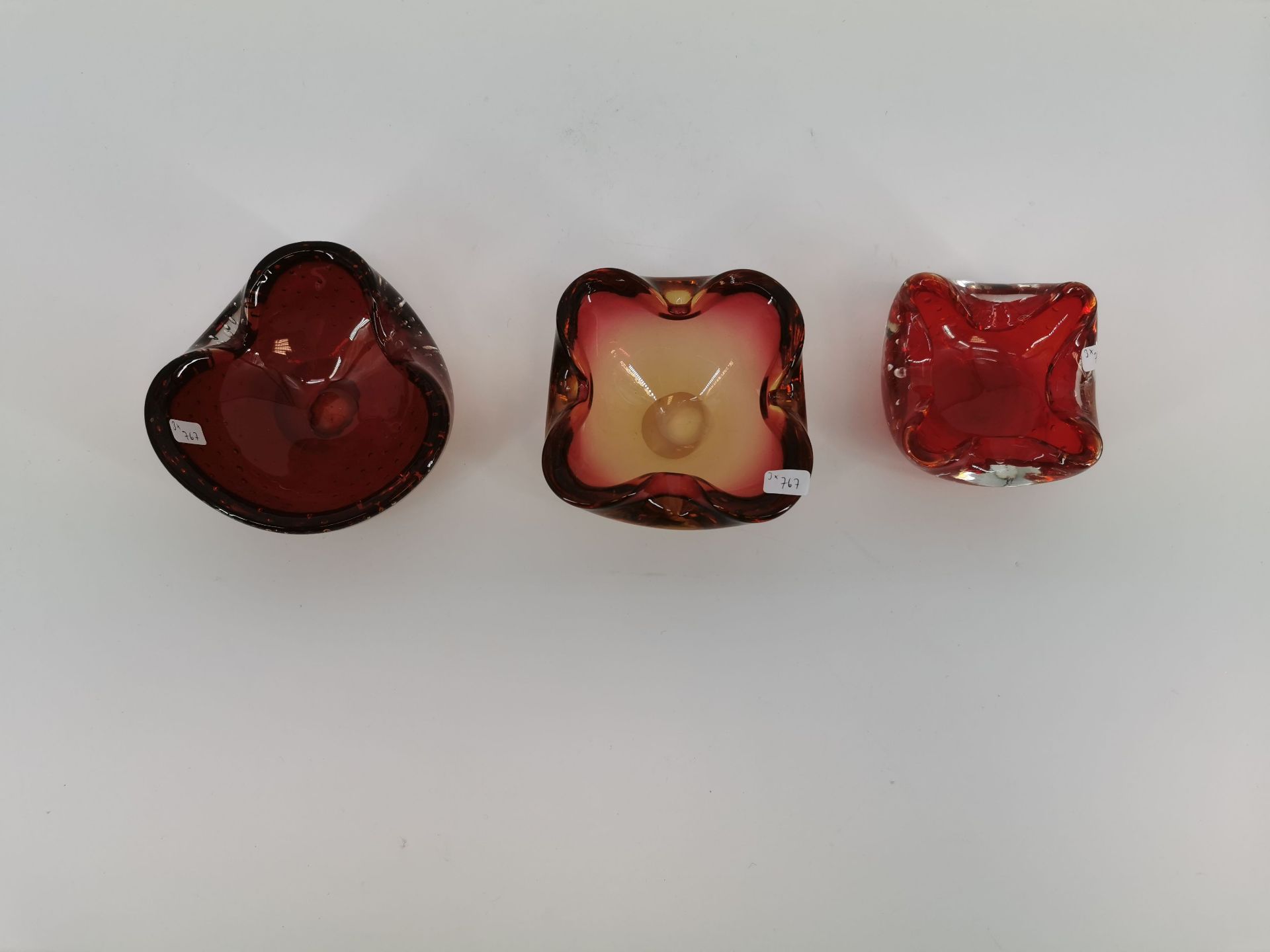 3 MURANO - GLASS BOWLS - Image 2 of 3