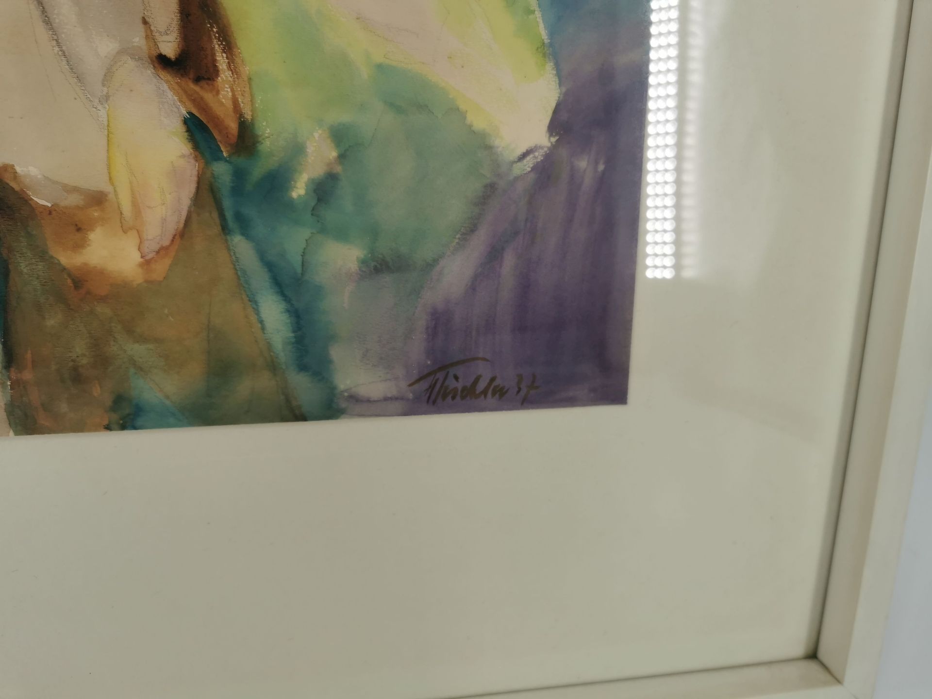 HEINRICH TISCHLER - AQUARELL - Bild 2 aus 3