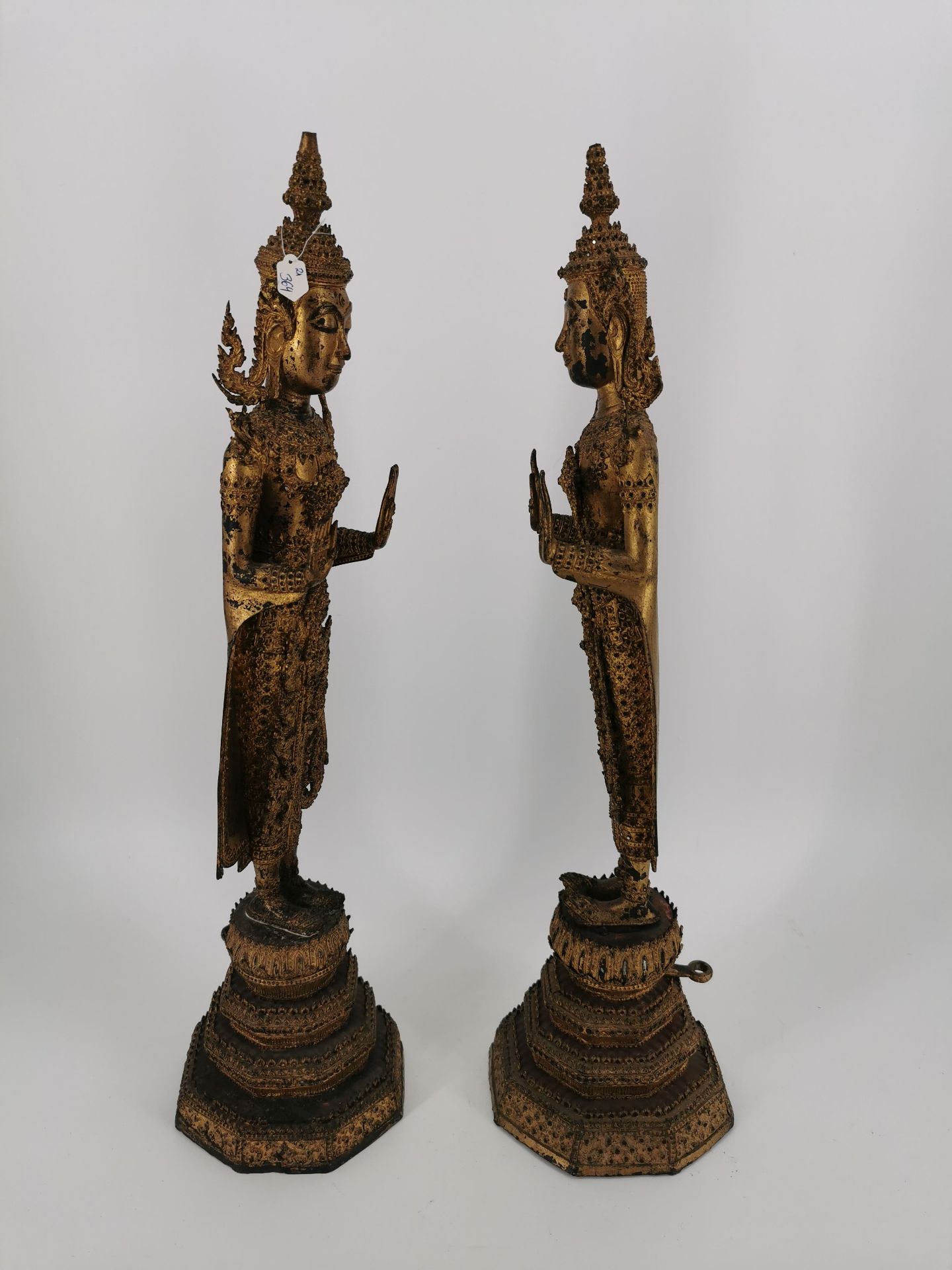 SCULPTURES "TEMPLE GUARDIANS" - Image 2 of 4