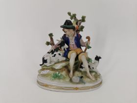 PORCELAIN FIGURE GROUP