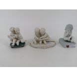 3 PORCELAIN FIGURES