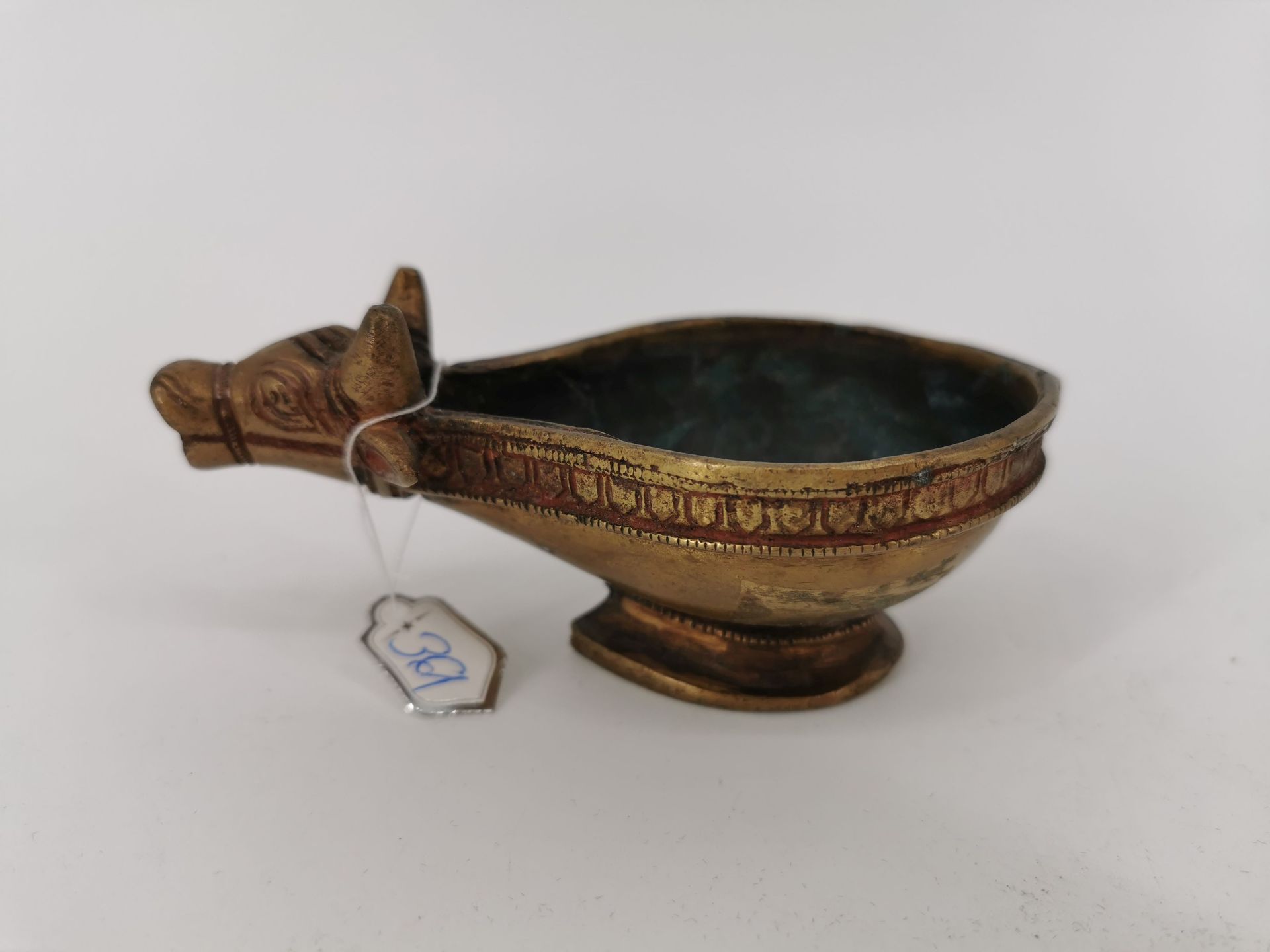 OIL LAMP / BOWL - Image 3 of 5