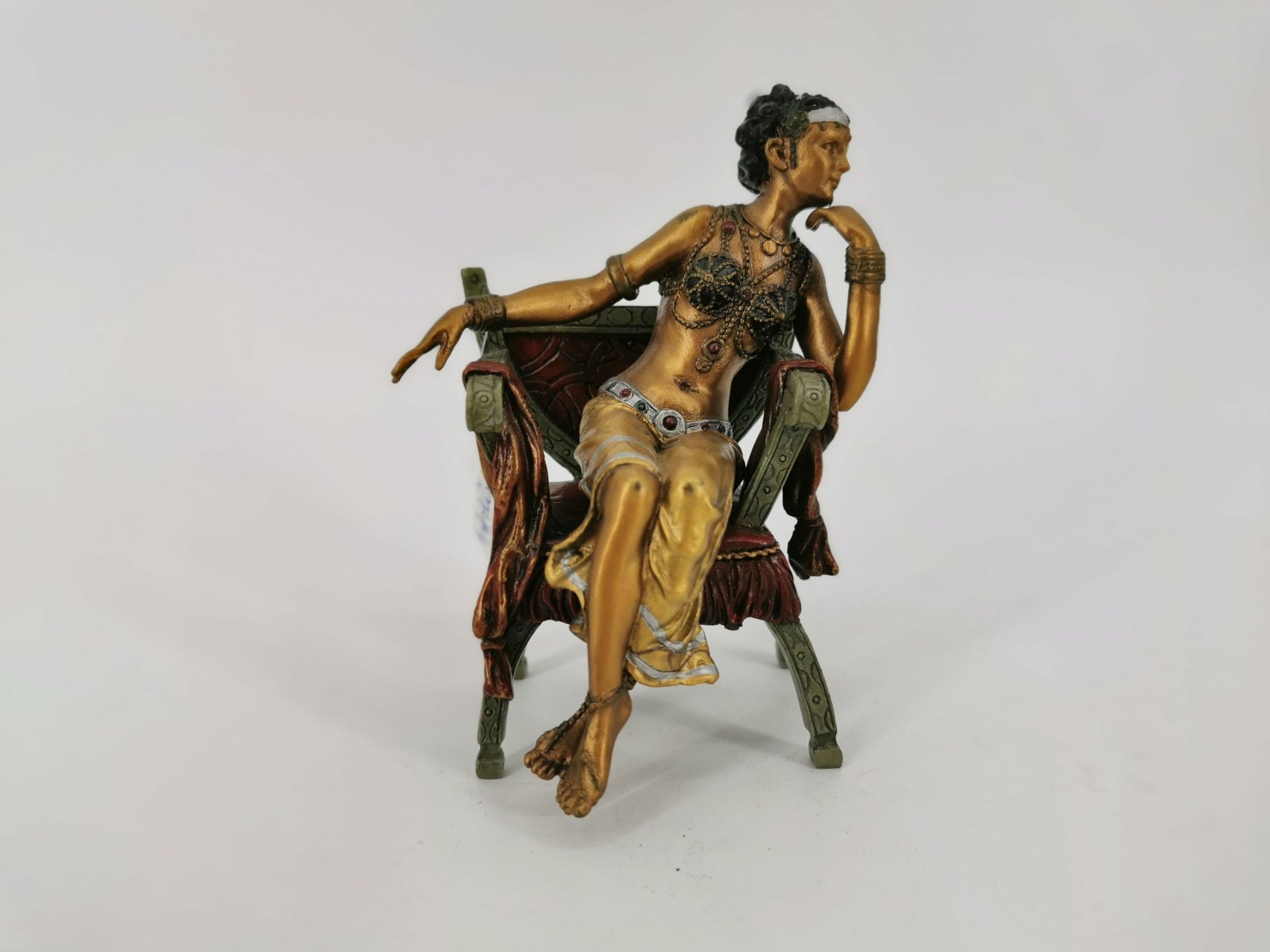 SCULPTURE: "SEATED ODALISQUE