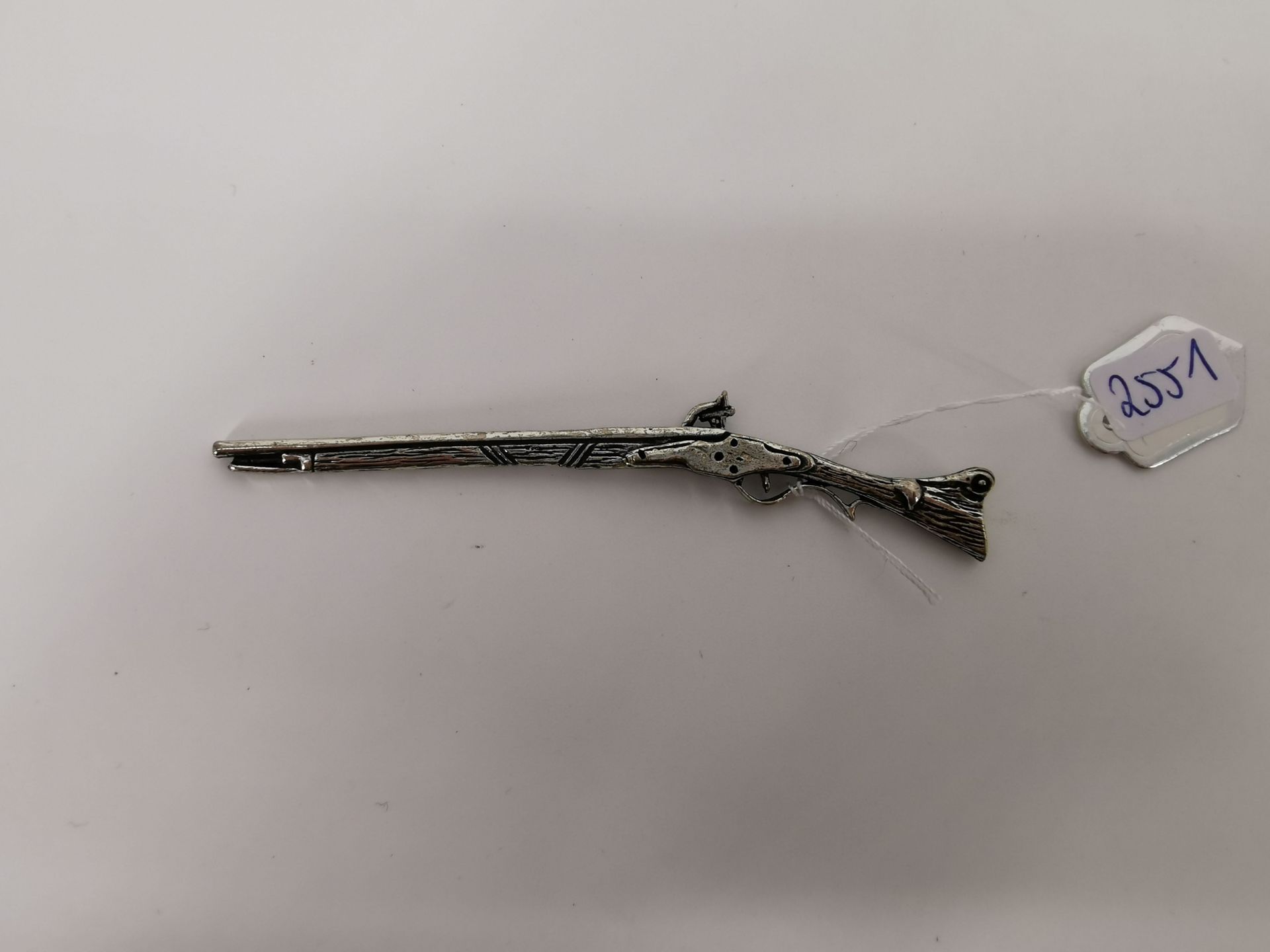 MINIATURE SILVER - RIFLE - Image 2 of 2