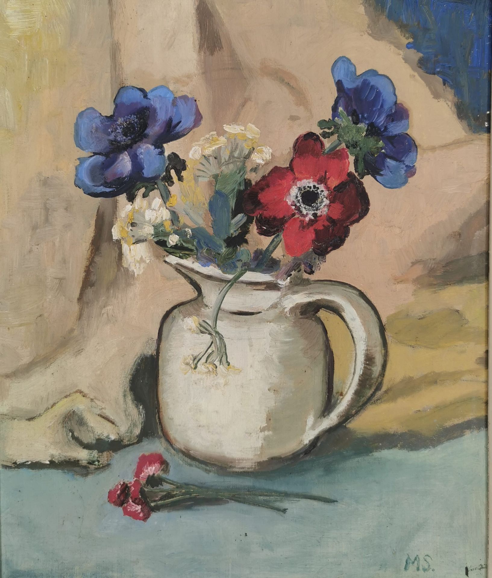 PAINTING "FLOWER STILL LIFE" - Image 2 of 4