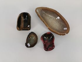 4  STONE BOWLS