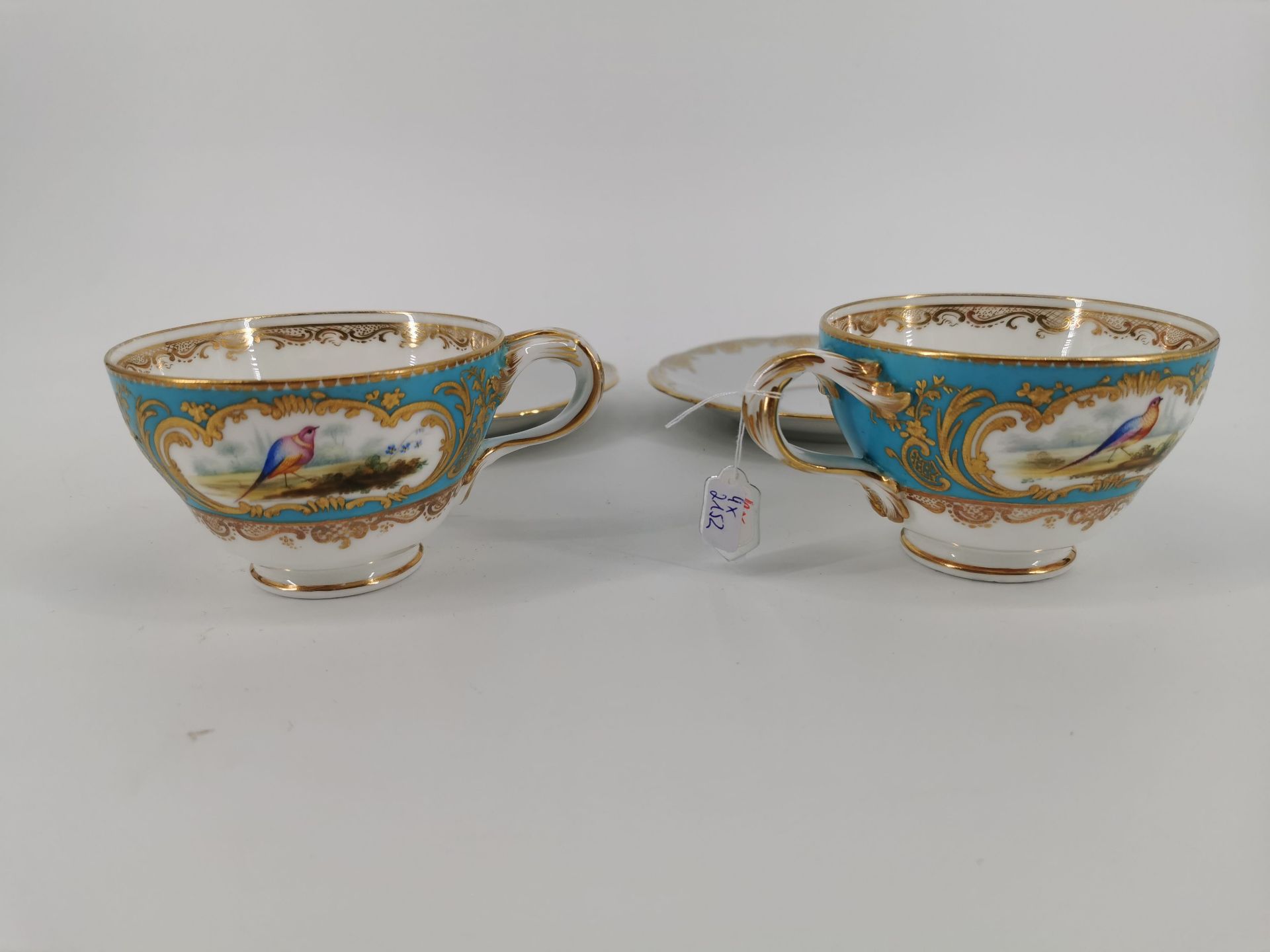 TWO CUPS WITH UNDERCUPS  - Image 3 of 5