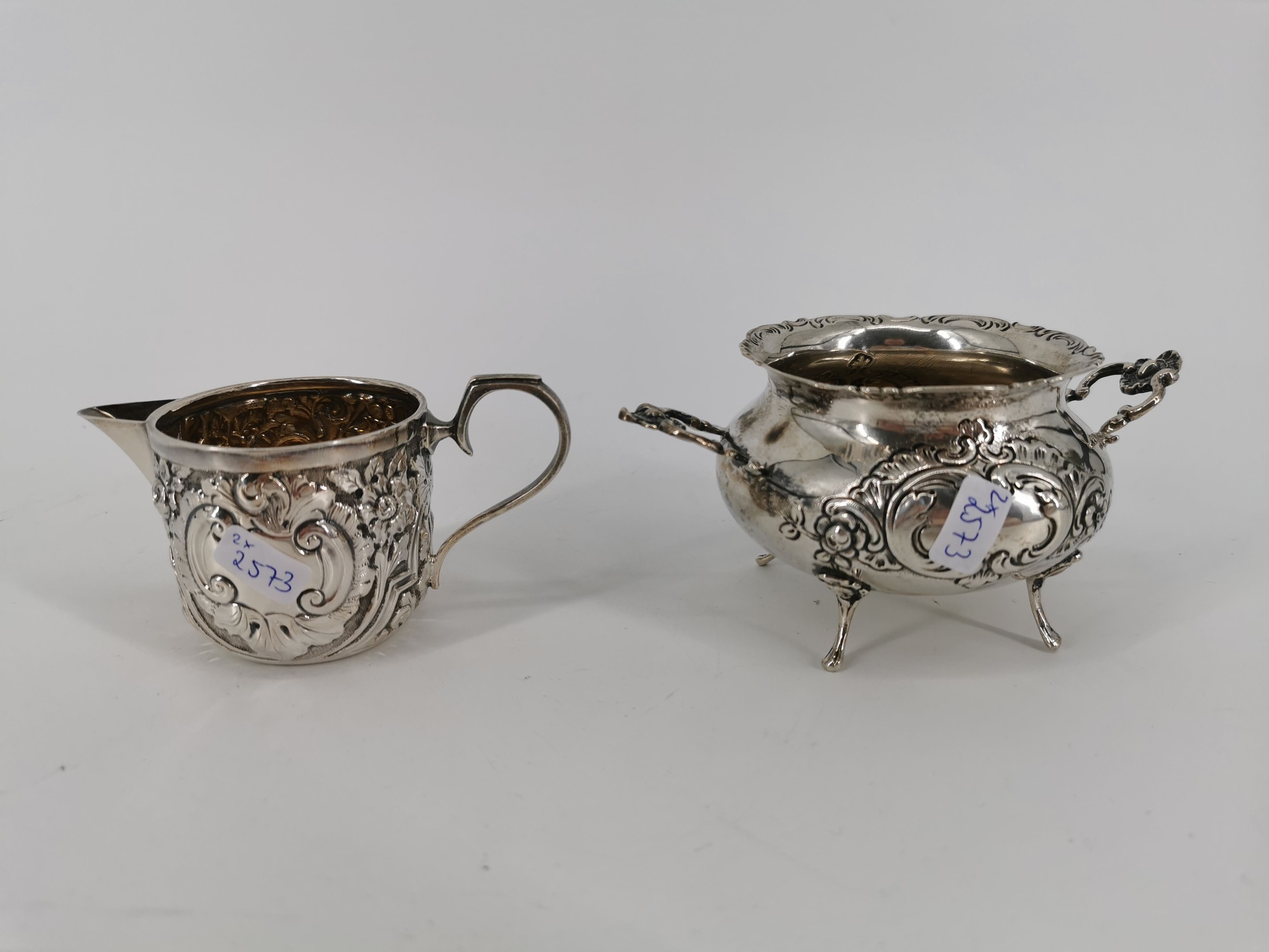 MILK JUG AND SUGAR BOWL