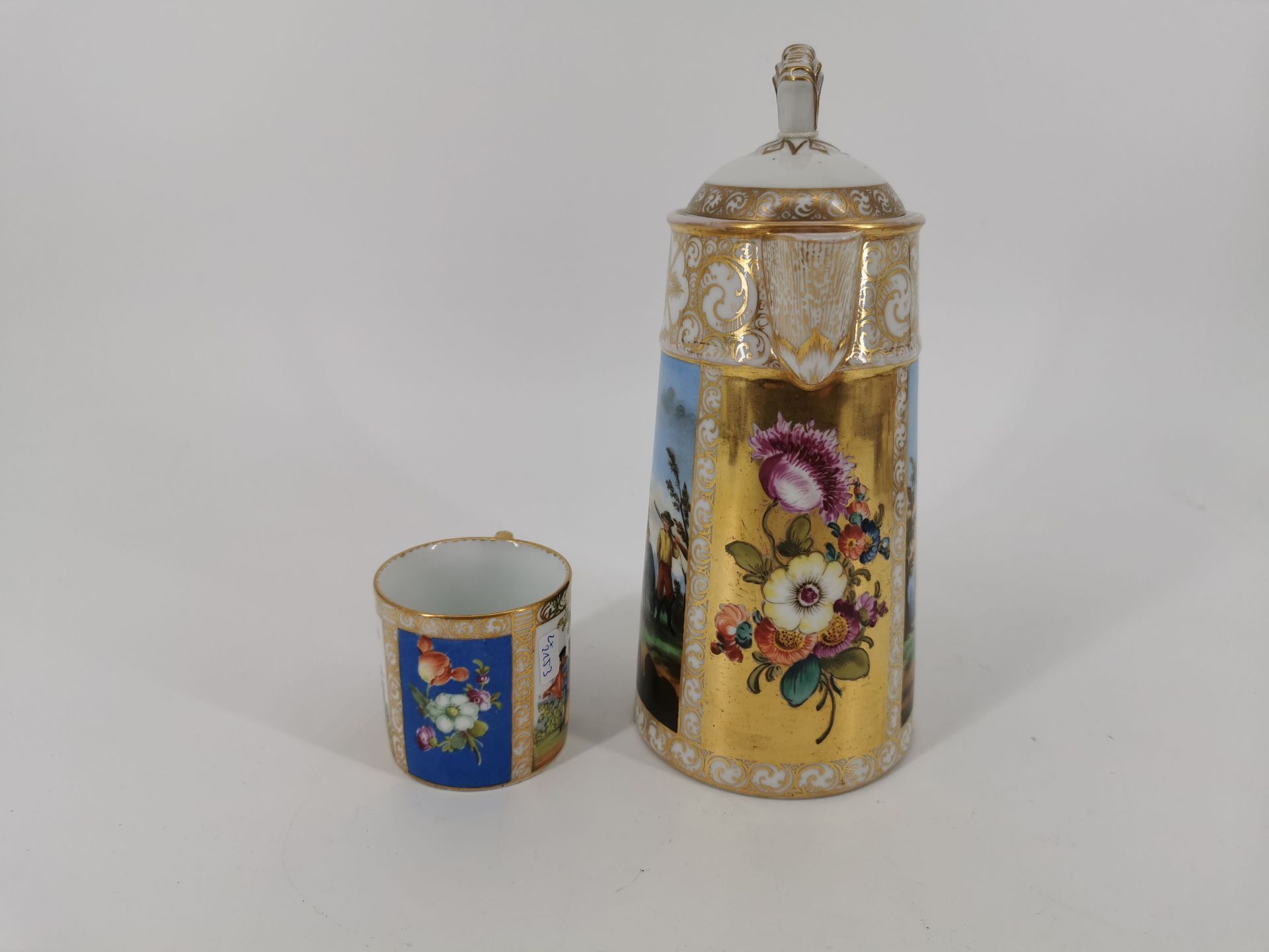COFFEE POT AND CUP - Image 2 of 5