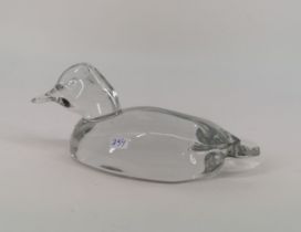 GLASS FIGURE "DUCK"