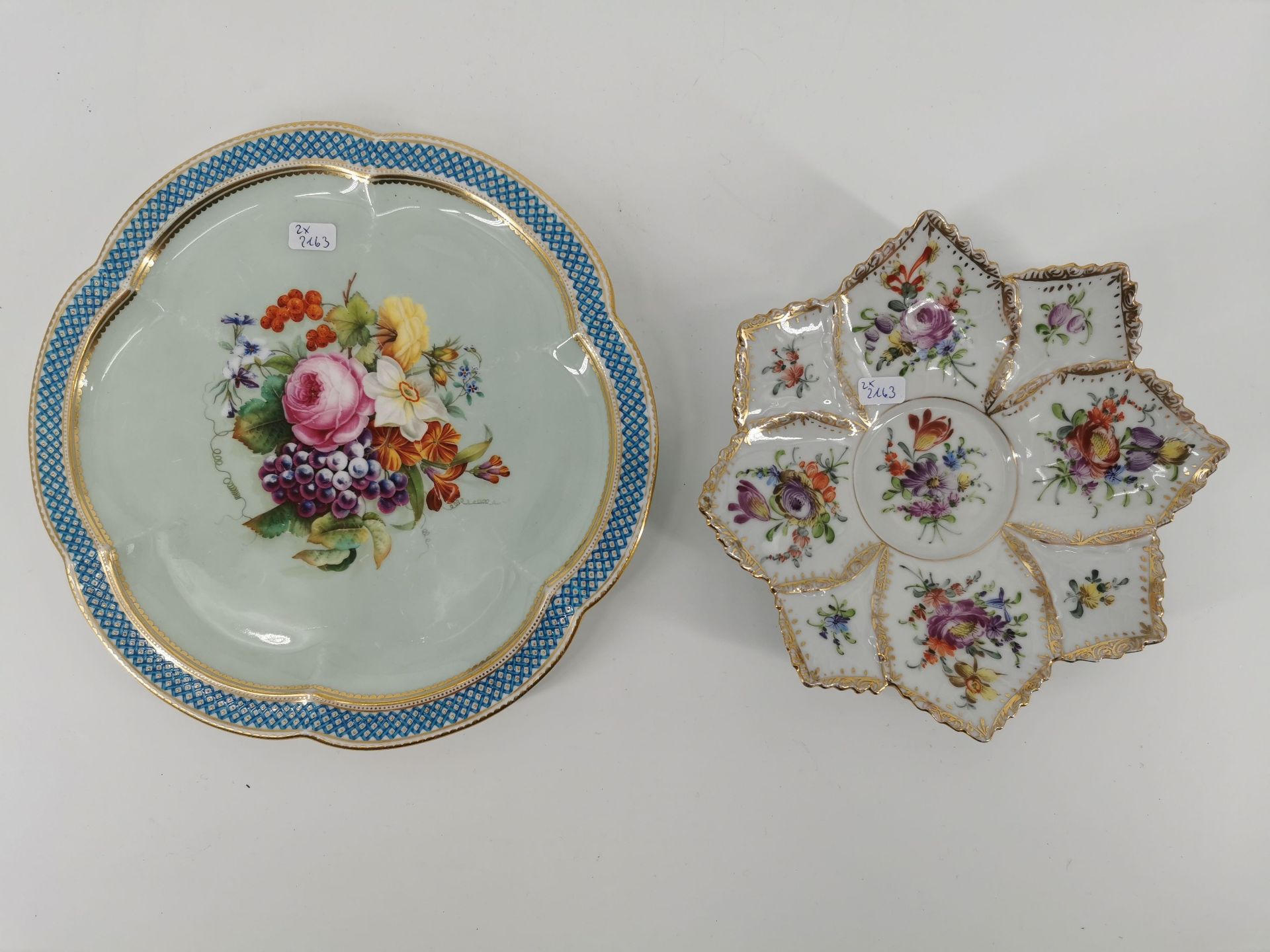 DECORATIVE BOWL AND PLATE