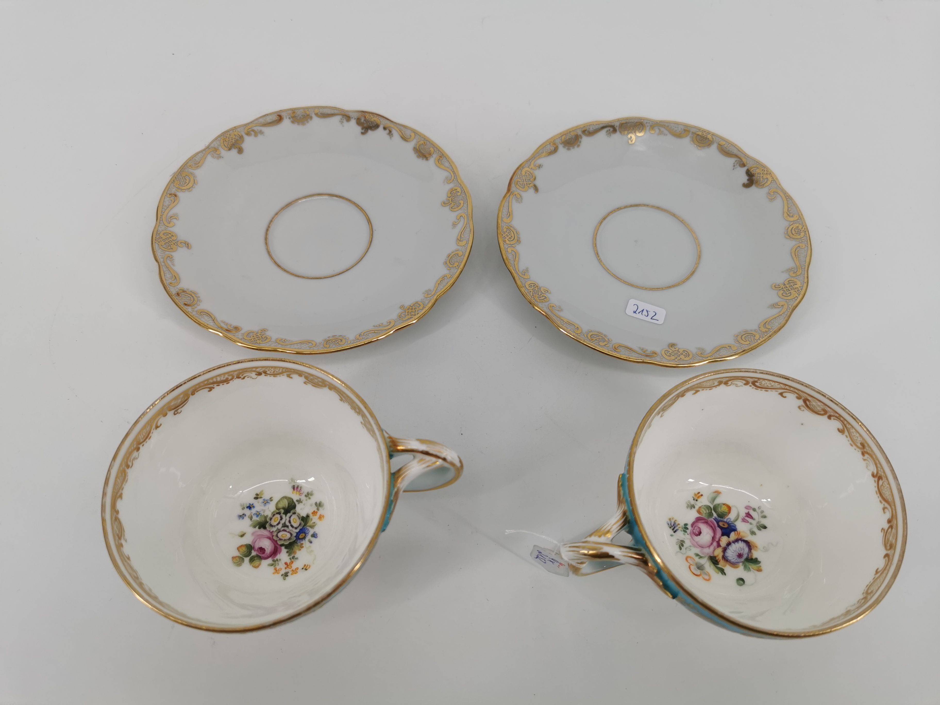 TWO CUPS WITH UNDERCUPS  - Image 4 of 5