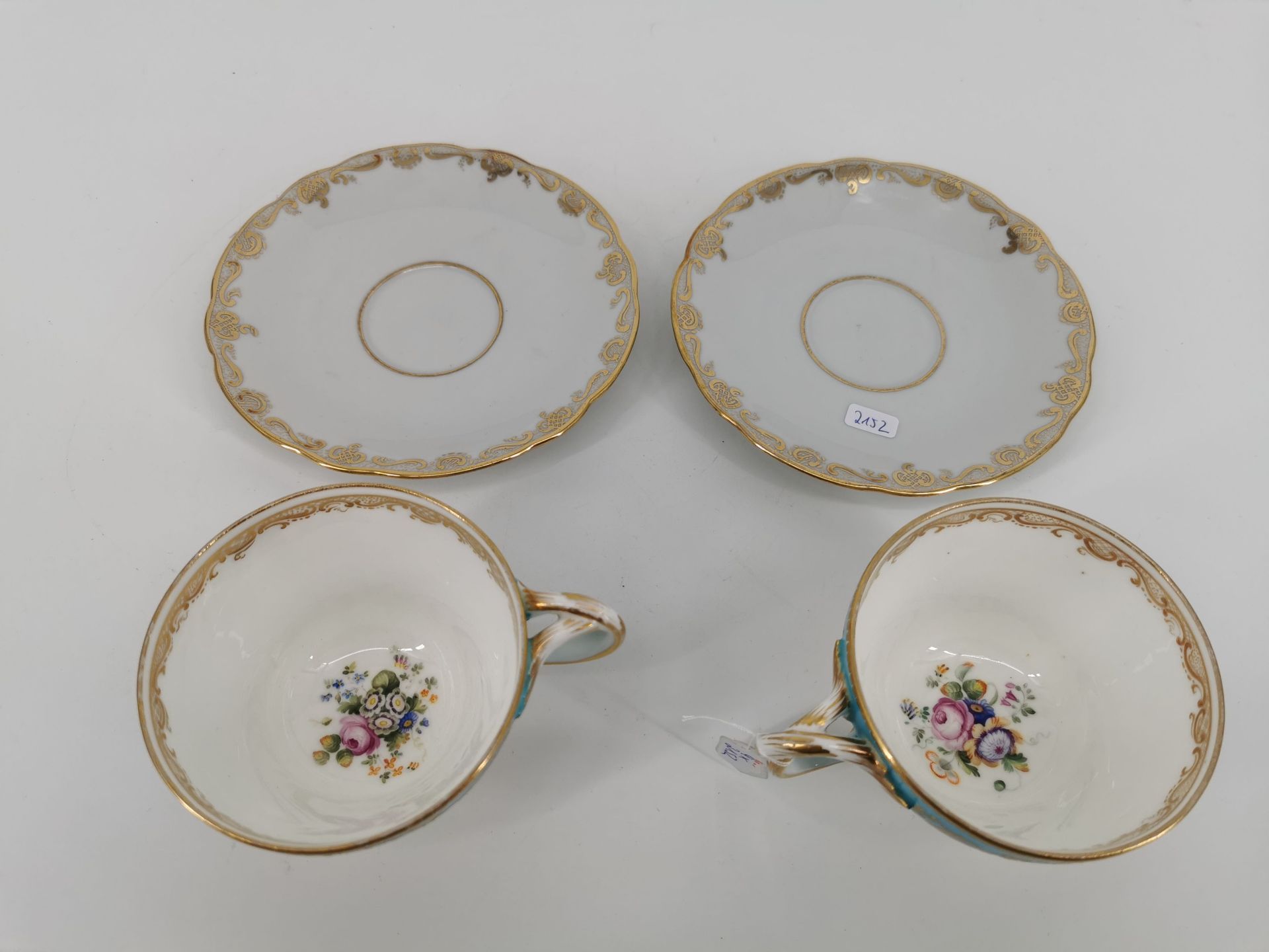 TWO CUPS WITH UNDERCUPS  - Image 4 of 5