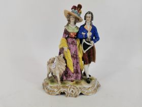 PORCELAIN FIGURE GROUP