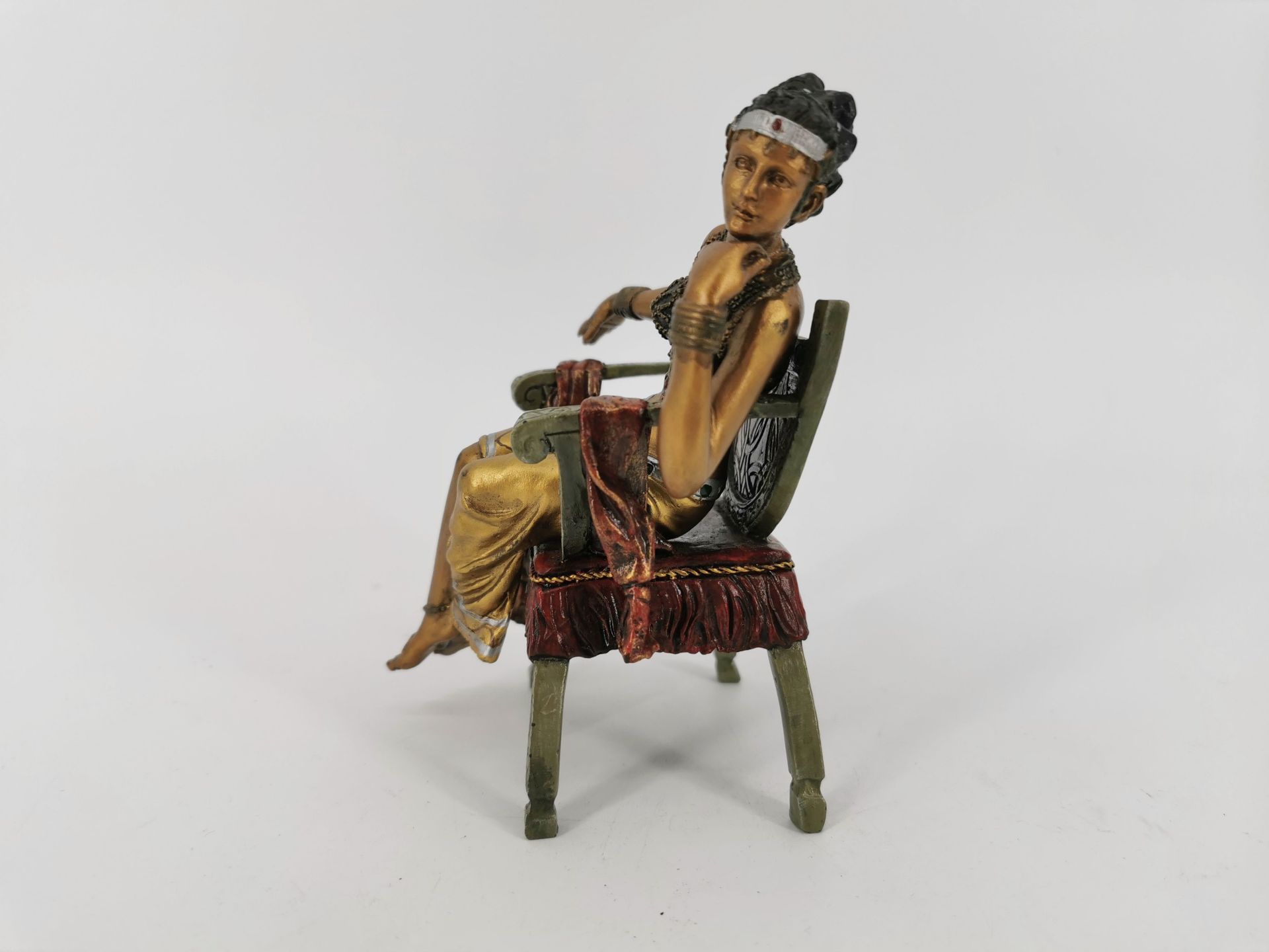 SCULPTURE: "SEATED ODALISQUE - Image 2 of 4