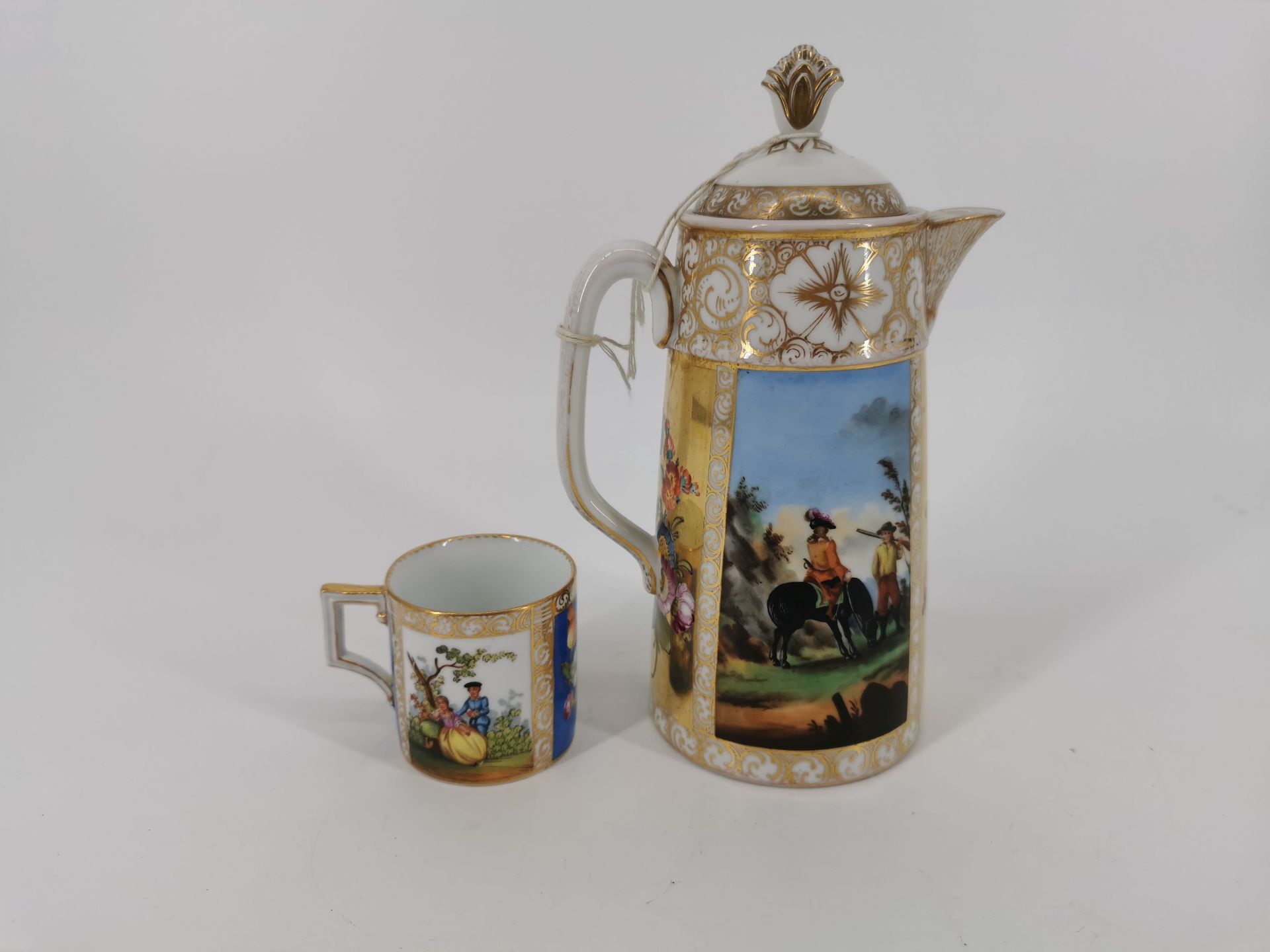 COFFEE POT AND CUP - Image 3 of 5