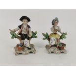 TWO PORCELAIN FIGURES