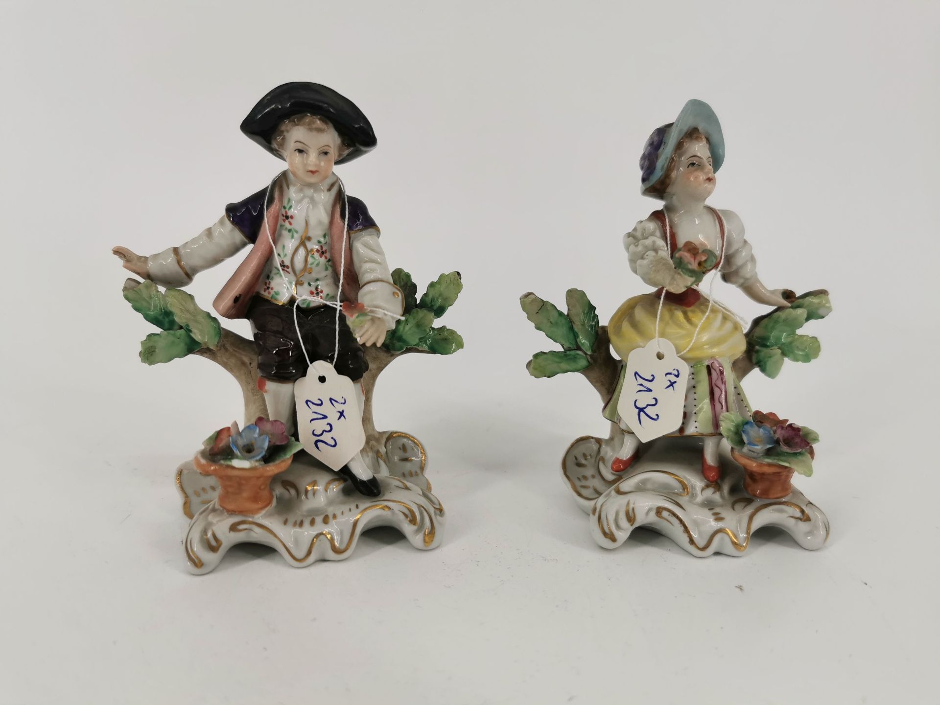 TWO PORCELAIN FIGURES