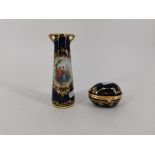 LIDDED BOX AND VASE