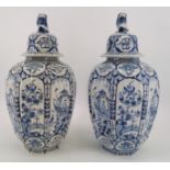 PAIR OF CHINOISE LID VASES