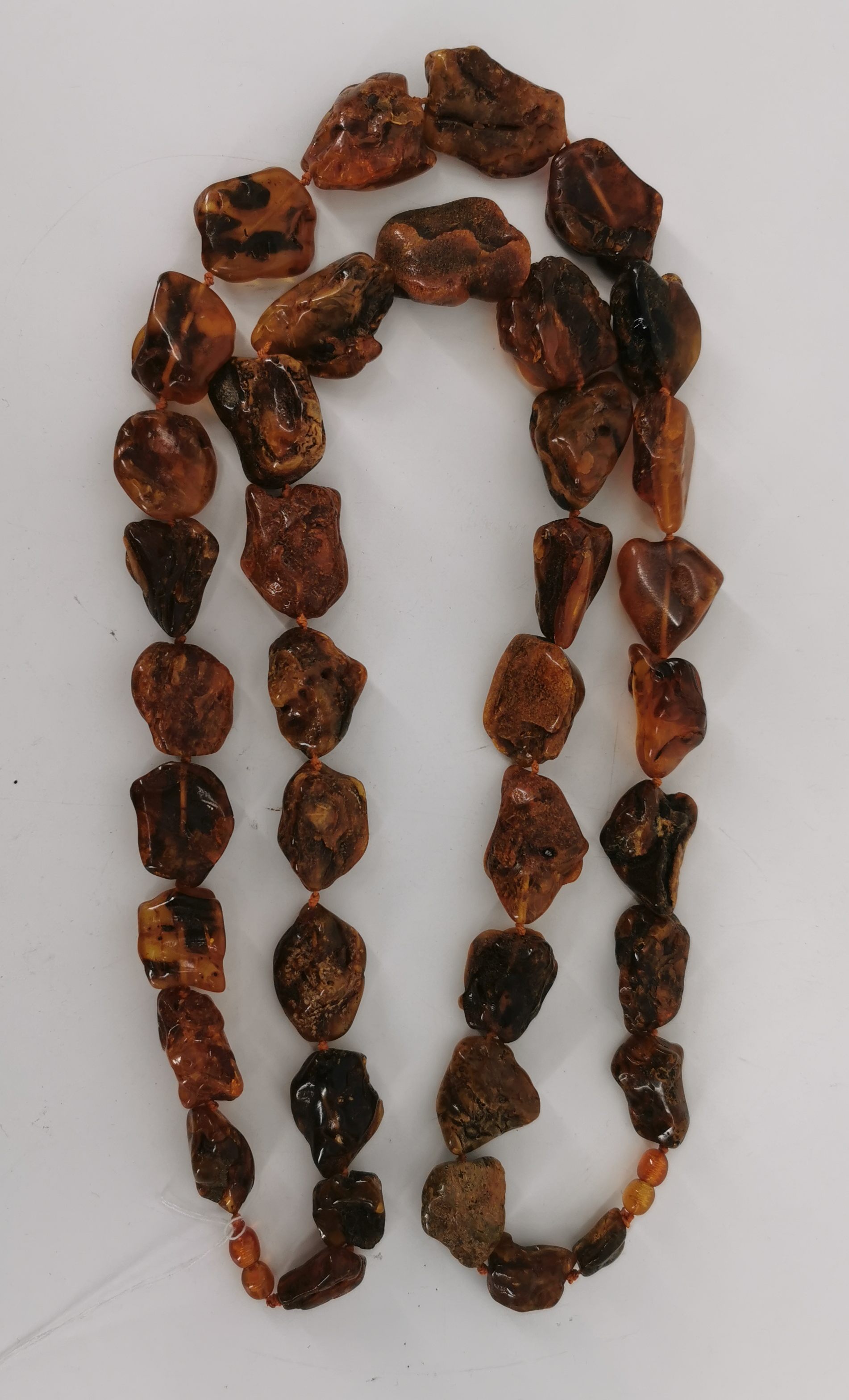 2 AMBER NECKLACES - Image 2 of 2