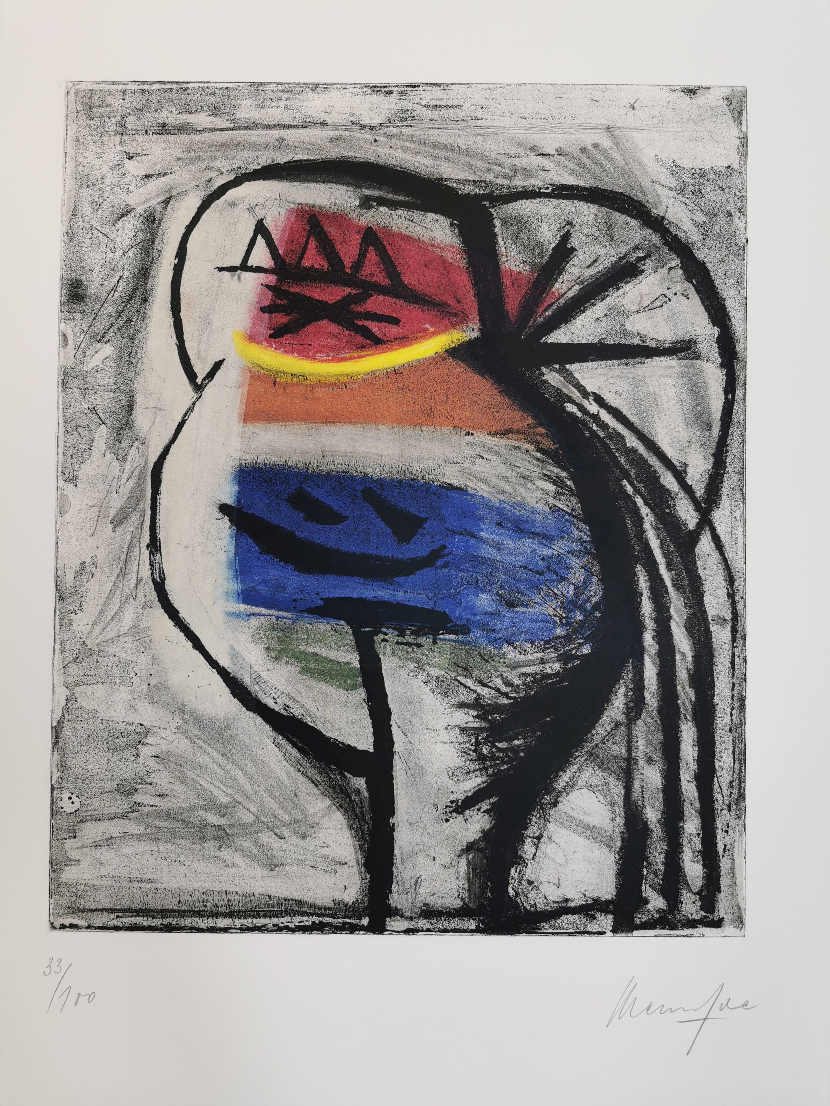 JÜRGEN MESSENSEE - COLOUR LITHOGRAPHY - Image 2 of 7