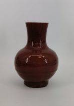 SANG DE BOEUF - VASE