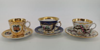 THREE COLLECTOR'S CUPS