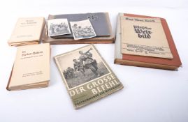 Nachlass-Konvolut, Fotoalben und Bücher aus dem 1.WK und 2.WK