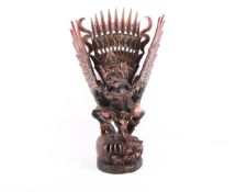 Garuda Holzskulptur