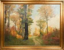 Reinhard Amtsbühler, "Herbst im Rittnertwald"