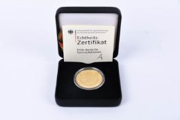 Deutschland 100 Euro, Goldmünze 2002 A - 1/2 Unze Feingold, Einführung des Euros