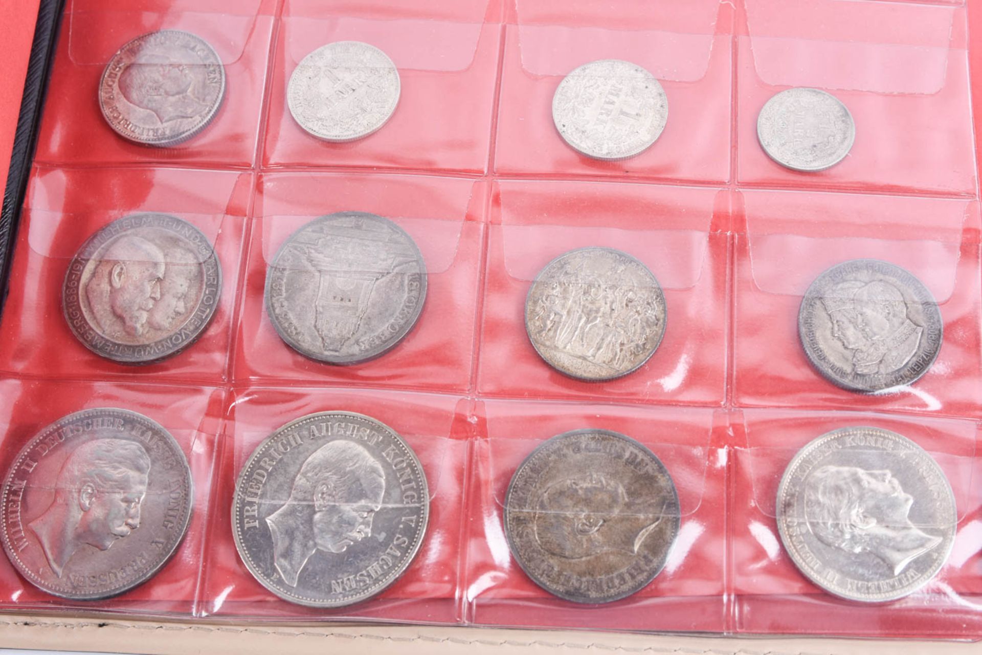 Münzenkonvolut in Album, mit Deutschland ab Kaissereich