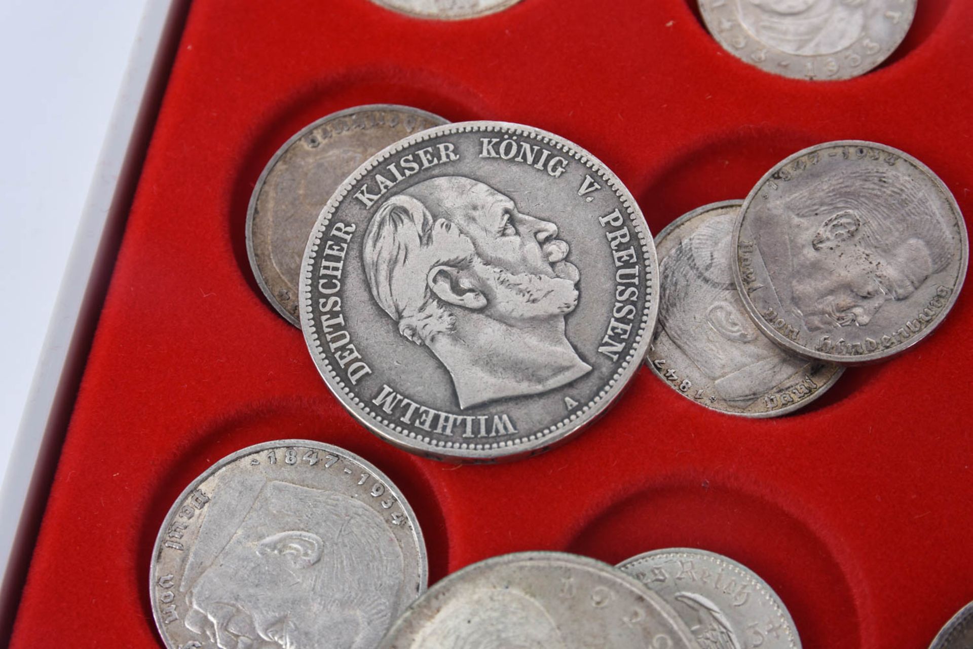 Großes Münzen Konvolut, mit AD, Kaiserreich, Weimarer Republik , DR, BRD - Bild 2 aus 33