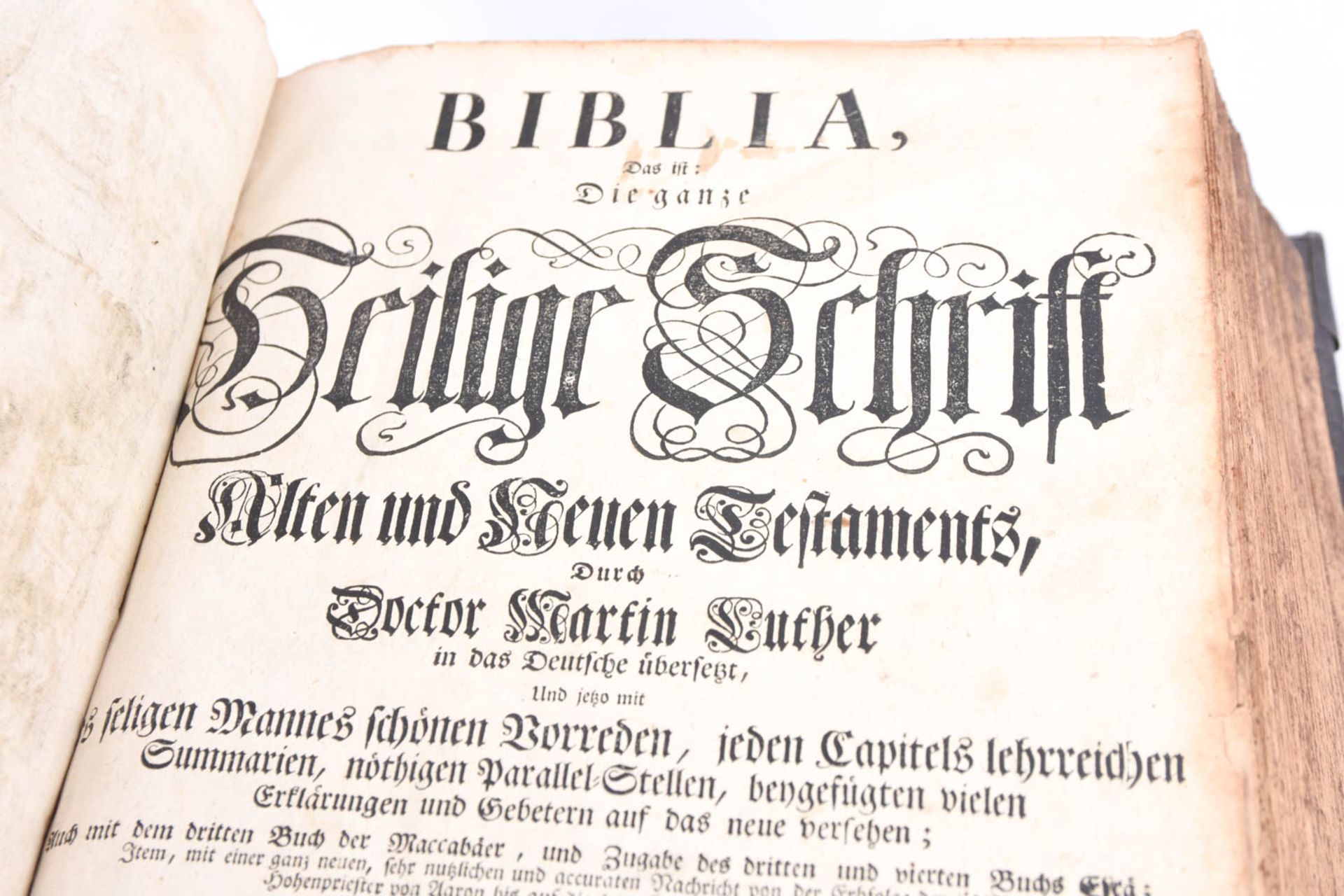 Luther Bibel, 1770 - Image 10 of 26