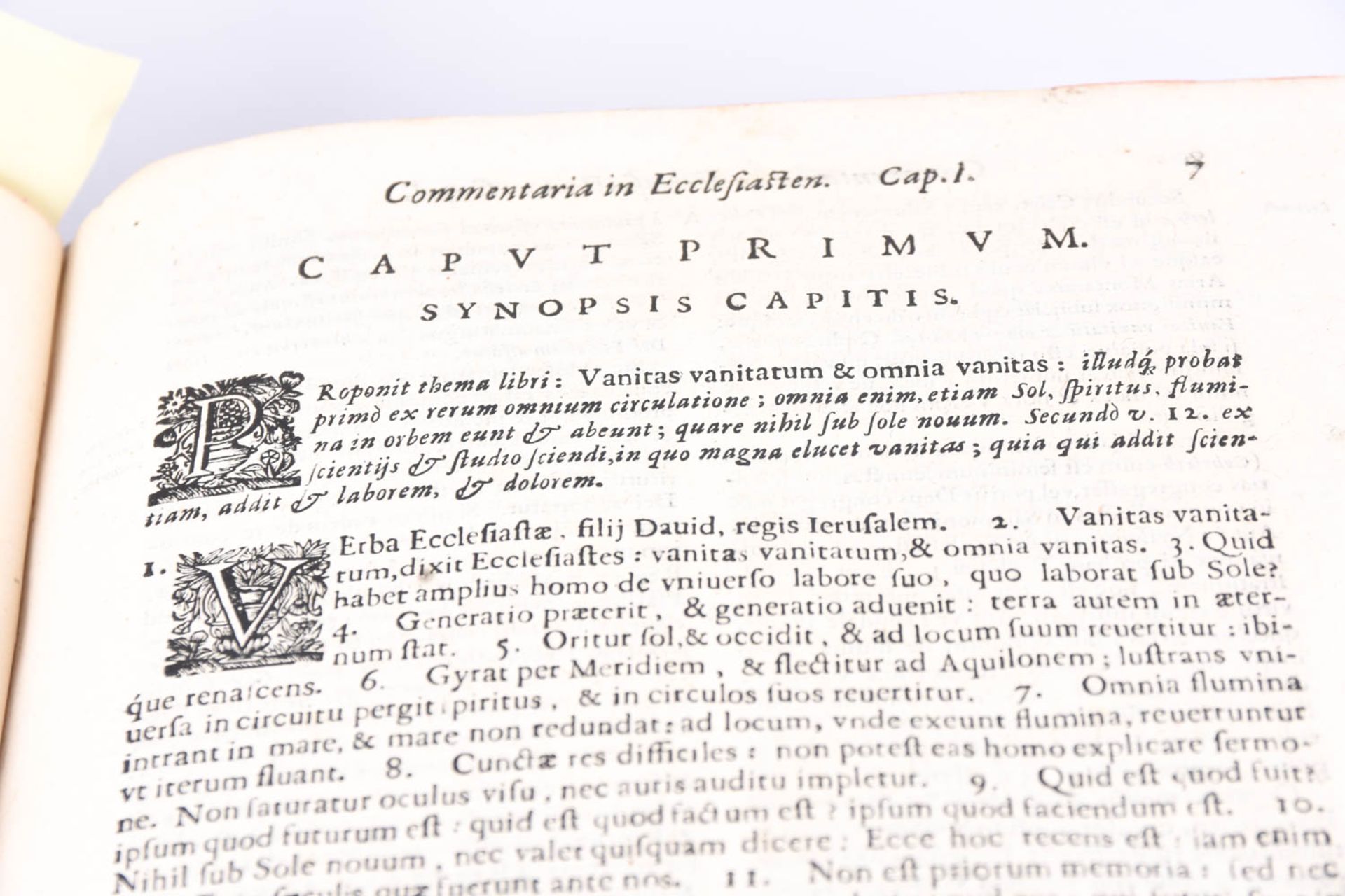 Commentarii in Ecclesiasten, 1680 - Image 12 of 13