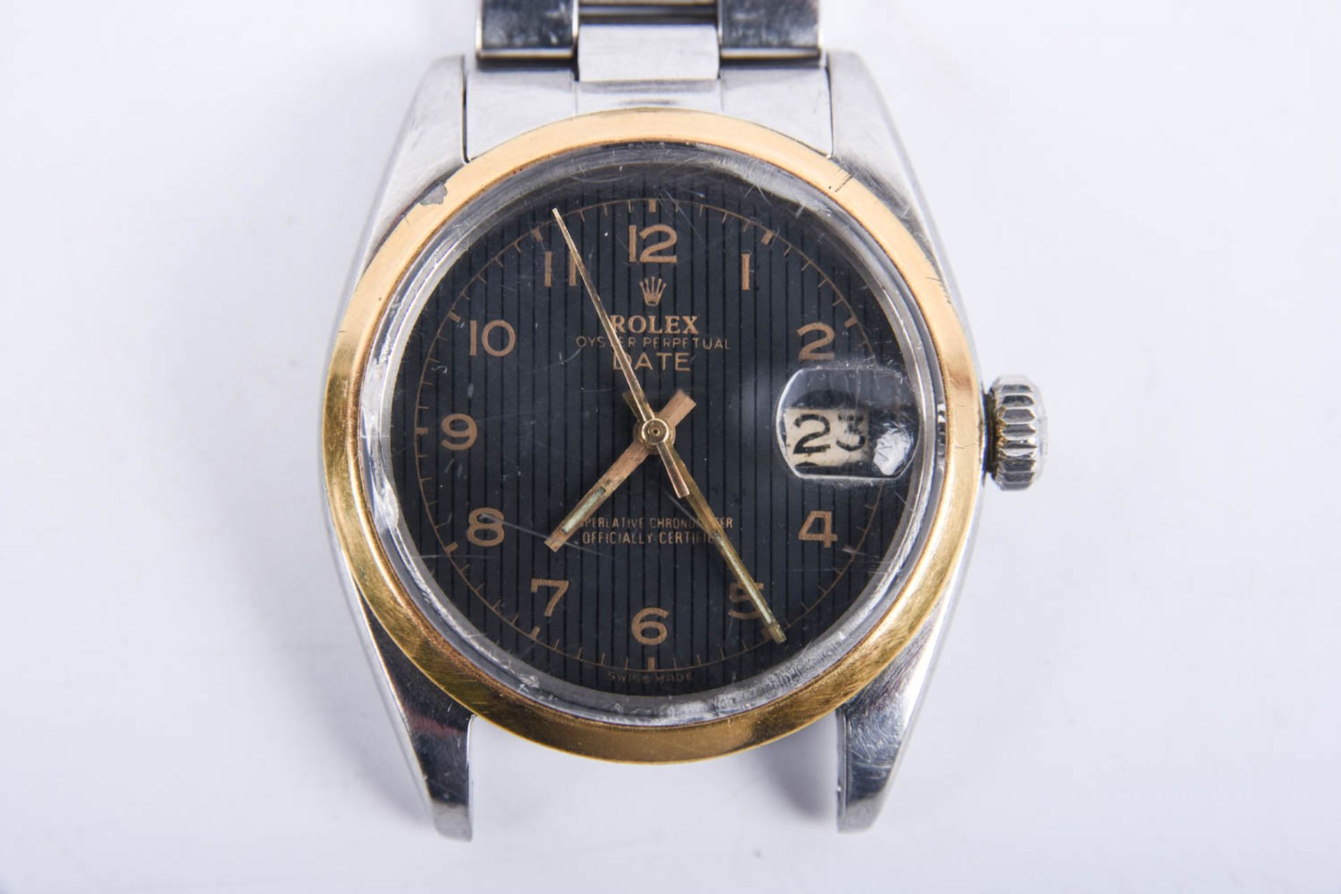 Rolex Cyster Perpetual Date Herrenuhr, 1940er Jahre, Ref. 1500