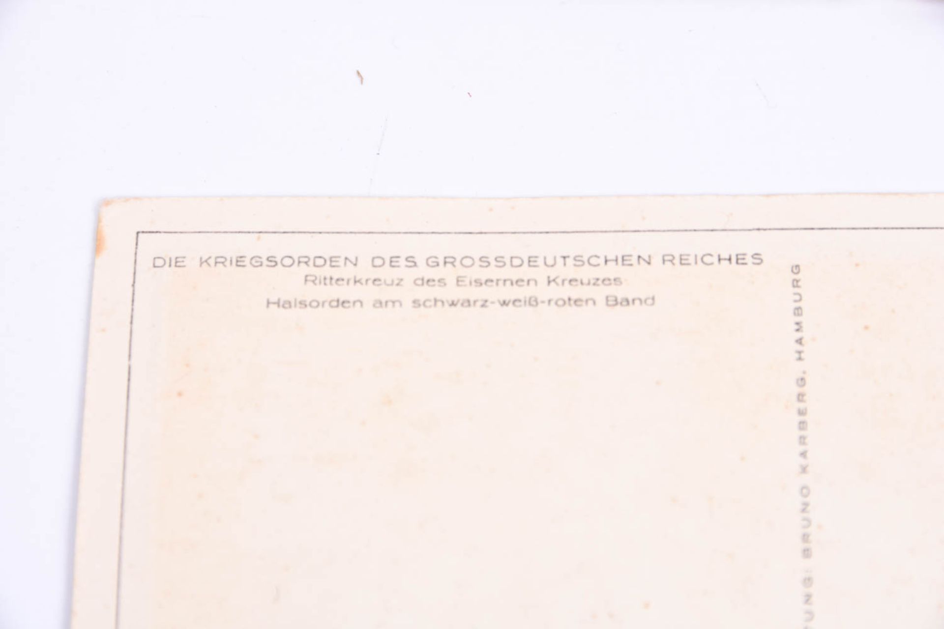 2.WK 10 Propaganda-Postkarten aus der Serie 'Die Kriegsorden des Großdeutschen Reiches' - Bild 8 aus 10