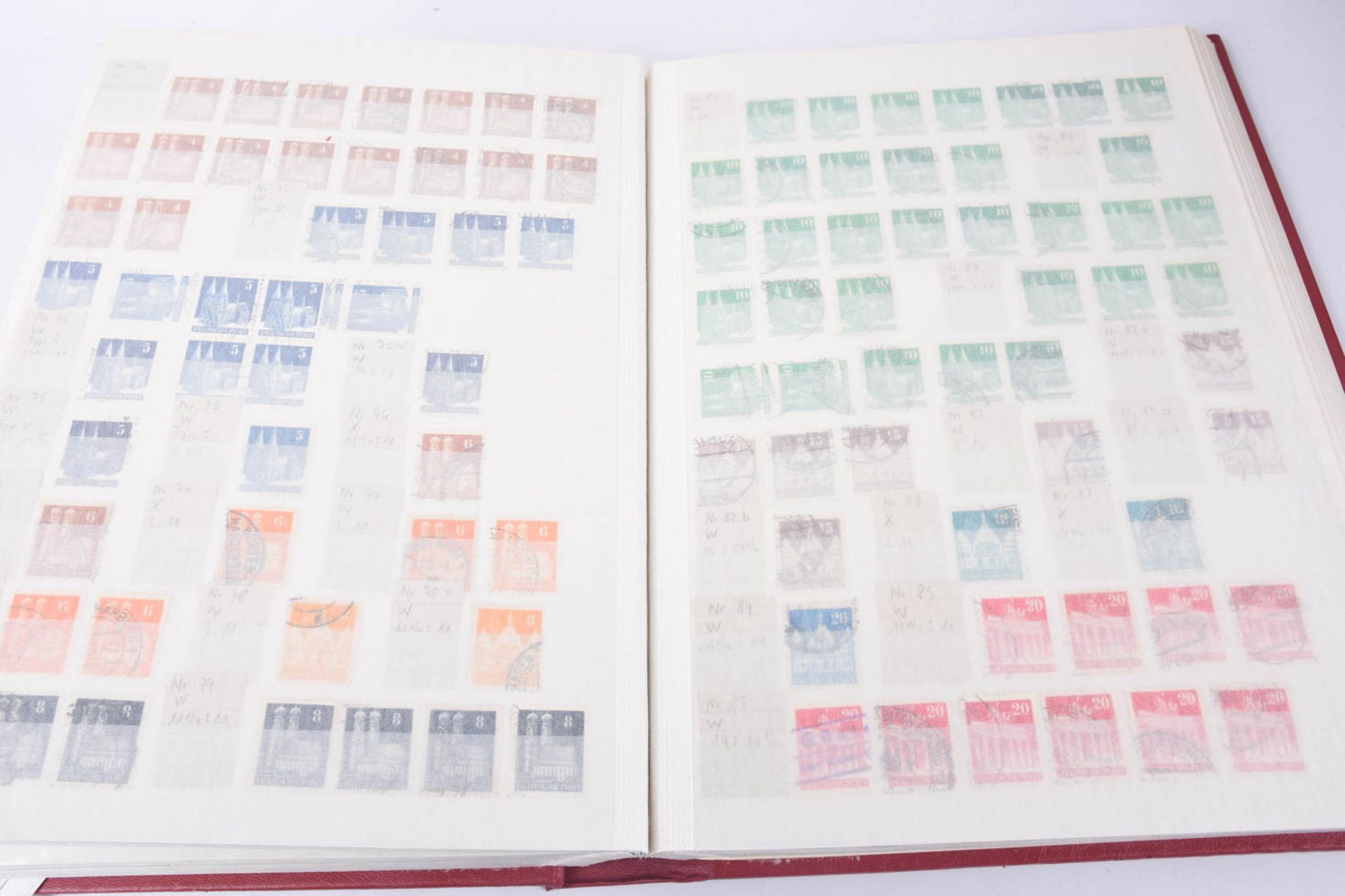Briefmarken Nachlass in 23 Alben, darunter viel Deutschland - Bild 139 aus 211