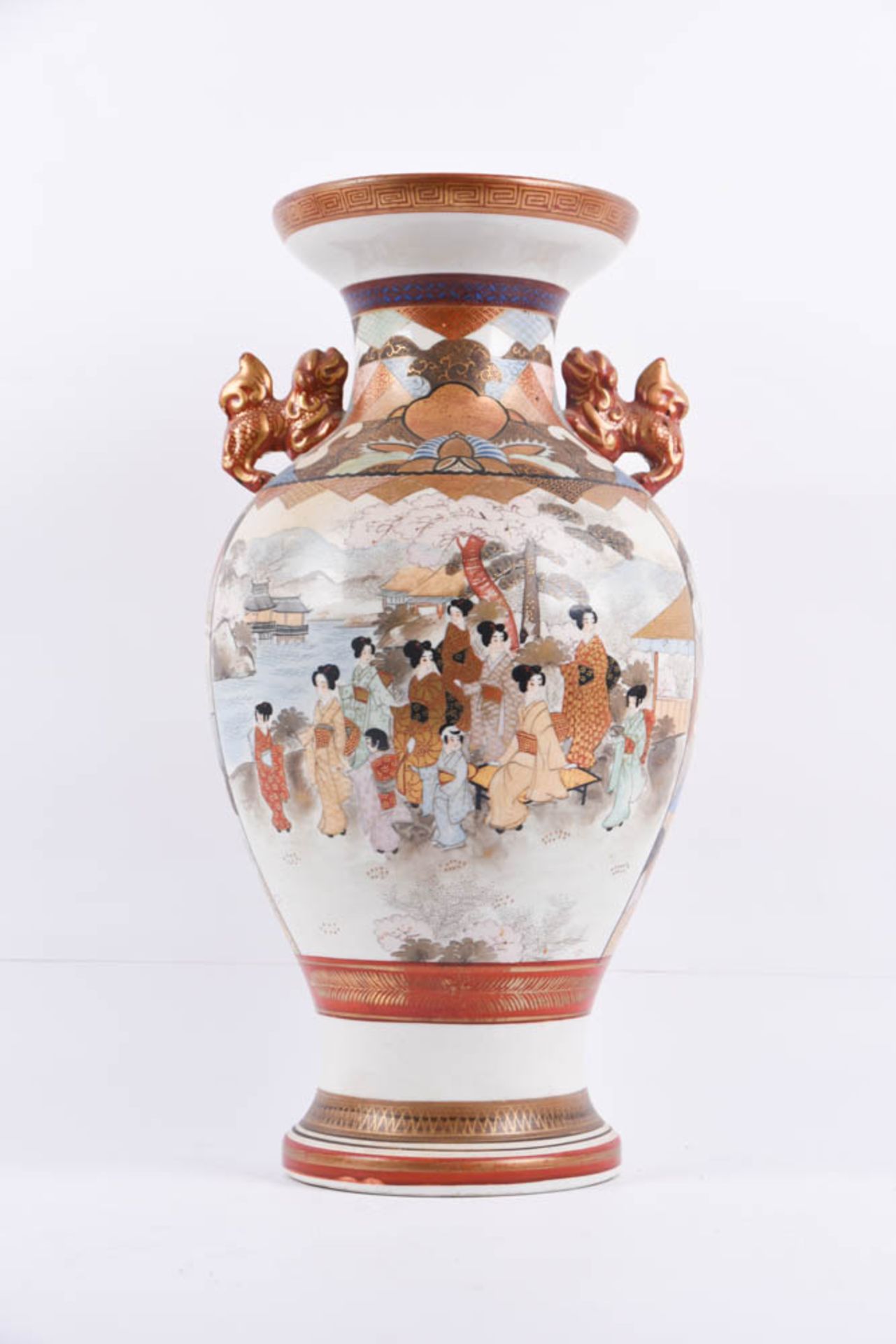 Japanischer Wandteller und chinesische Vase - Bild 3 aus 19